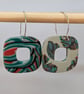 Reversible green earrings  - Image 1