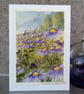 Lilac Daisies. Blank Card. Keepsake. 260192 - Image 5