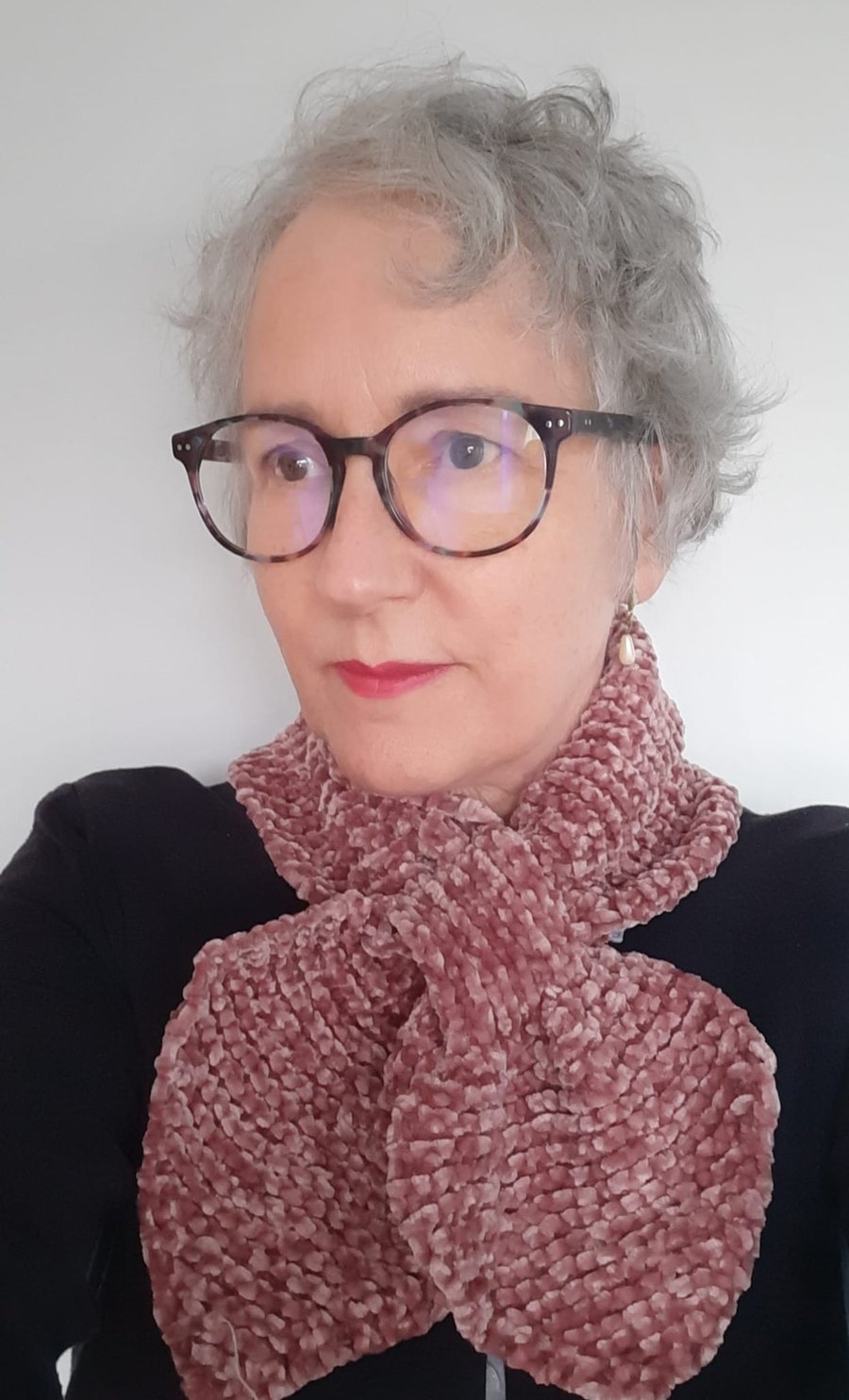 Luxury Chenille Ascot Scarf - Folksy