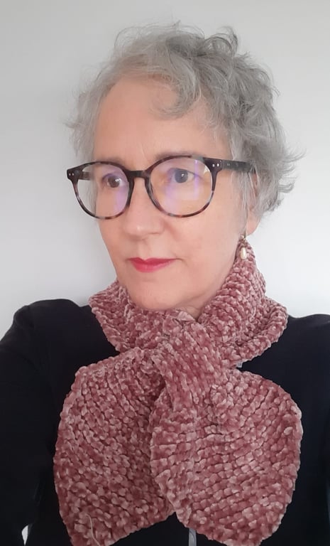 Luxury Chenille Ascot Scarf