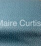 Dotty Petrol Blue Acufactum cotton quilt fabric from quarter metre - Image 2