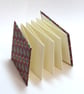 Small Handmade Travel Watercolour Sketchbook For Artists in Purple - Image 2
