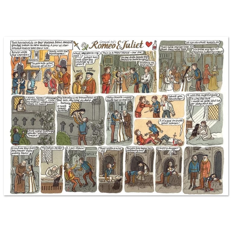 Romeo and Juliet A3 poster