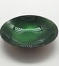 Emerald Green Enamel Bowl - Trinket Dish - Image 4