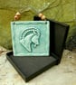 Zodiac sign wall hanging CAPRICORN wall ornament pottery birthday present       