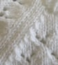 14" White Round Neck Lace Cardigan - Image 4