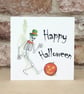 Halloween card Skeleton ecofriendly - Image 1