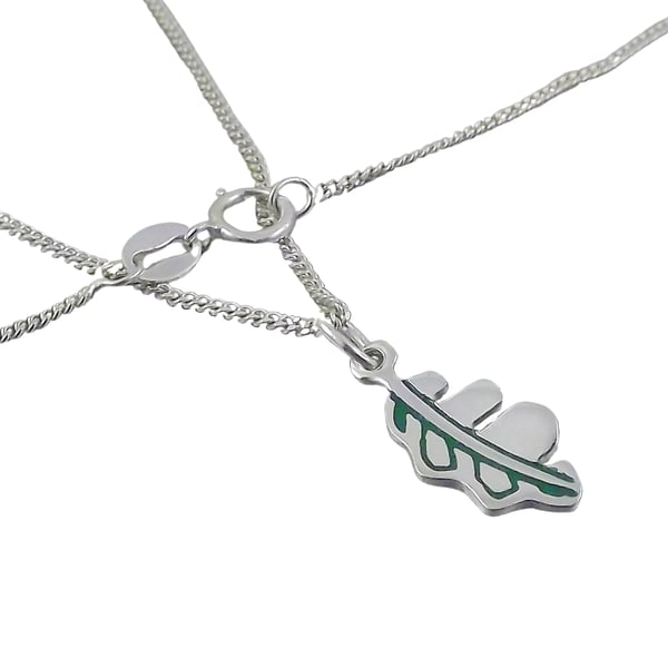 Oak Leaf Pendant (Small), Silver Nature Jewellery, Wildlife Gift