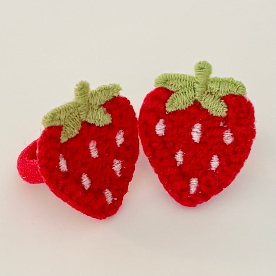 Strawberry Hair Bobbles 