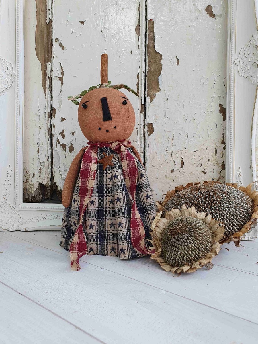 Primitive Pumpkin Doll "Little Pru"