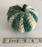 PUMPKINS, squash . Set of 3. Autumn.Green, white. Home decor. Halloween. - Image 5