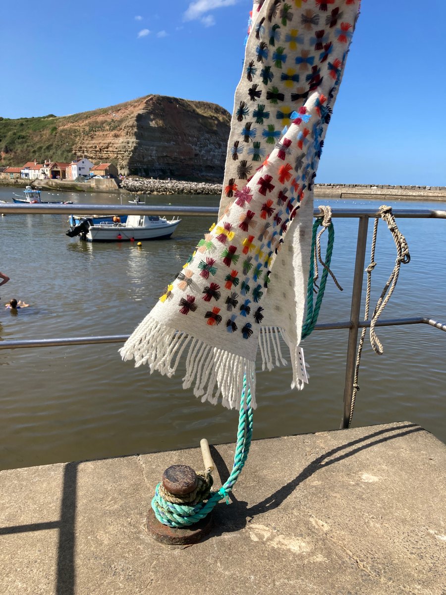 Staithes Solstice Handwoven Lambswool Scarf