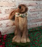 Christmas hare needle felted gift - Image 1