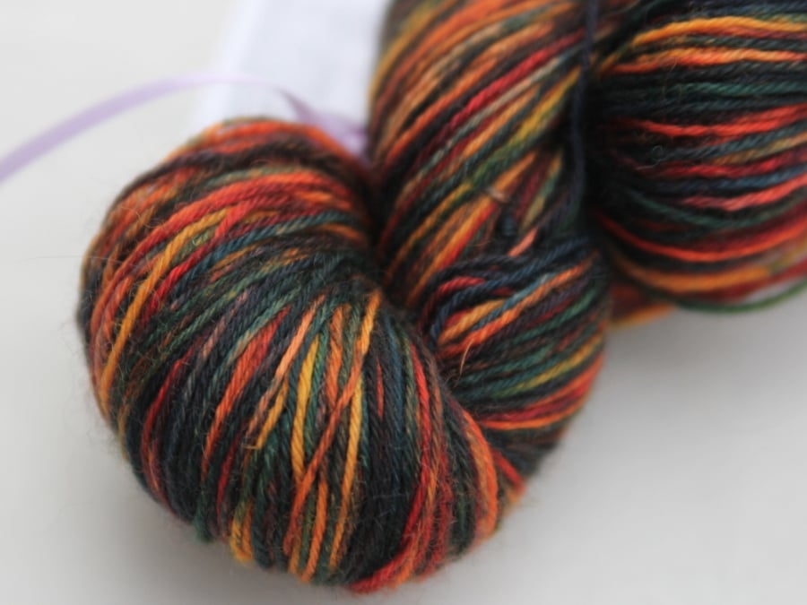 Here Be Dragons - Superwash Bluefaced Leicester 4-ply yarn