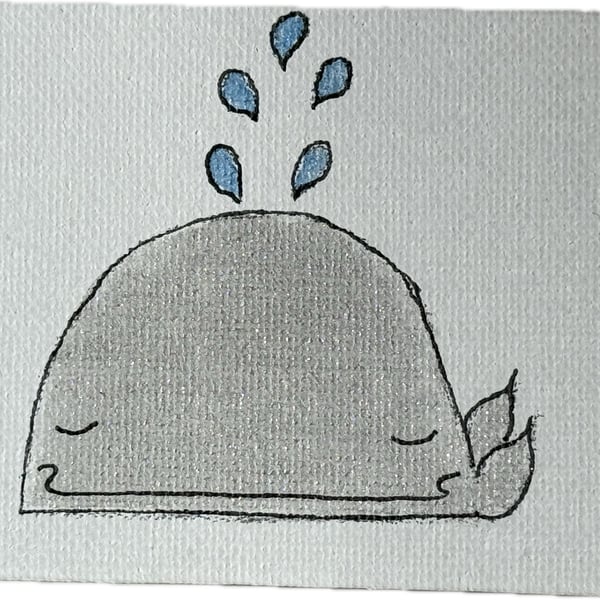 Whale Fridge Magnet