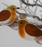 Fused glass robin - Image 8