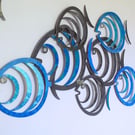 Wave Dancer Fish Wall Sculpture – Stainless Steel Art