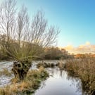 Scenic Greetings Card of the River Wensum on a Frosty morning.