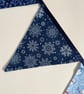 Large bunting - Kitties celebrating Christmas  - reversible  - Image 4