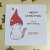 Christmas Card For Sister