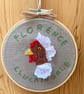 Florence Cluckingale embroidery hoop. - Image 2