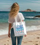 Sun Salt & Sand Tote Cotton Shopping Bag.