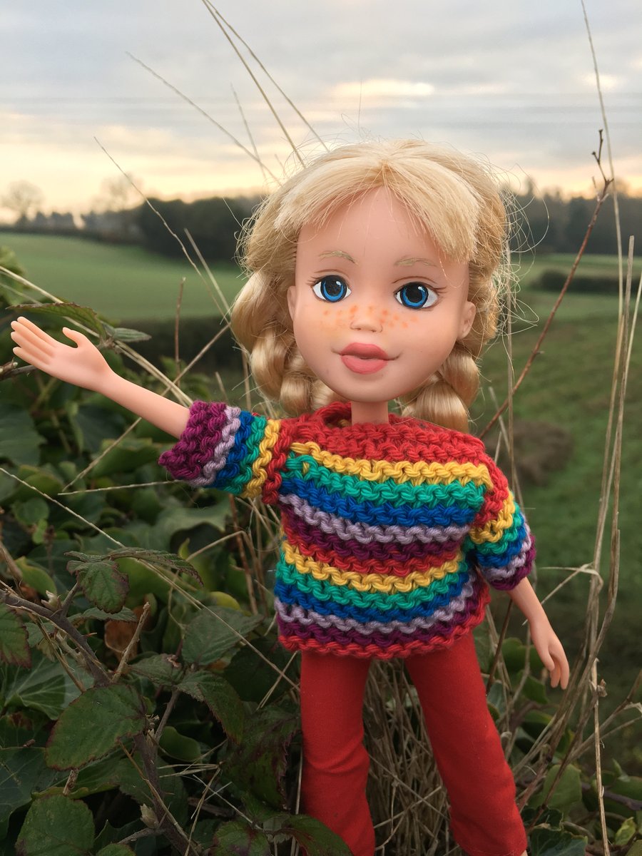 Hand-painted upcycled re-styled bratz doll