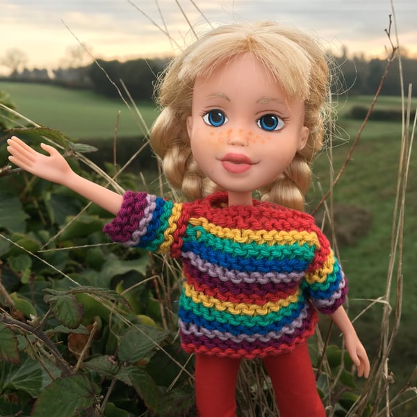 Hand-painted upcycled re-styled bratz doll