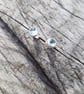 Aquamarine Stud Earrings 5mm - Image 2