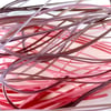 50g Pink and Purple Bullseye 90coe glass Vitrigraph stringers
