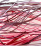 50g Pink and Purple Bullseye 90coe glass Vitrigraph stringers