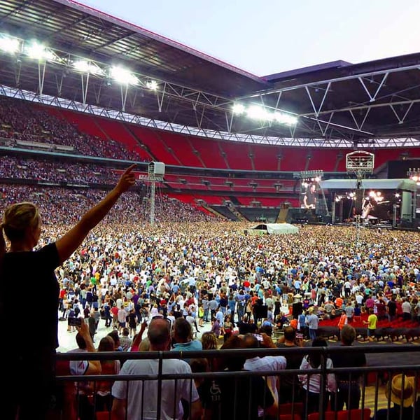 Bruce Springsteen Live At Wembley Stadium Photograph Print