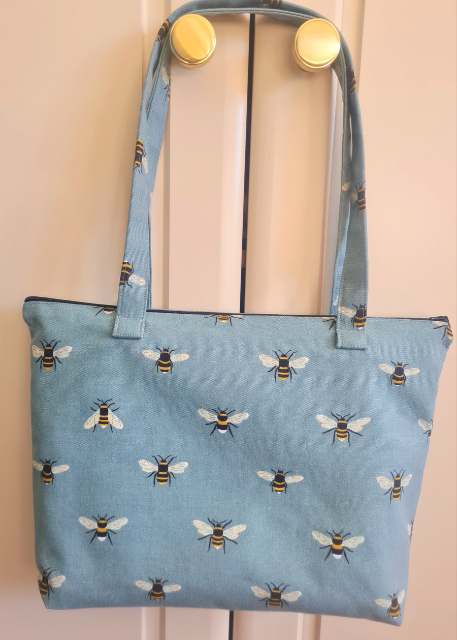 Handbag made in Sophie Allport  Bee fabric
