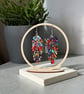 Multi- Colour Feather Leaf Earrings  - Image 2