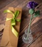 Thistle Flower Crochet Bookmark (purple colour palette) - Image 8