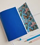 Butterfly Journal, Blue Leather, A6 - Image 1