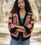 Boho  Folk Crochet Cardigan  - Image 4