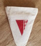 Bunting: country cottage style; red - Image 7