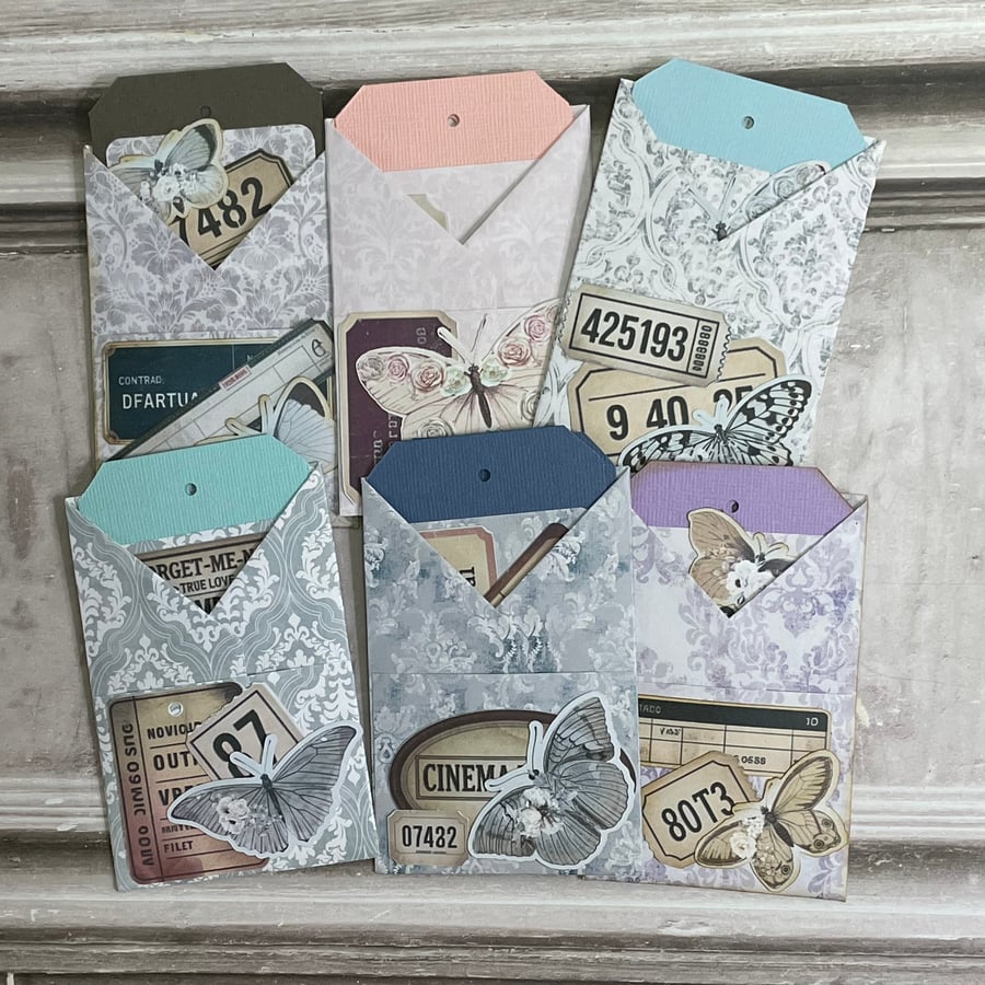 Ephemera - Pocket & Tags Medieval Rhymes Set B by Carolee Crafts PB8 0054