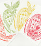 Apple Postcard Set. Pop Art A6 Prints