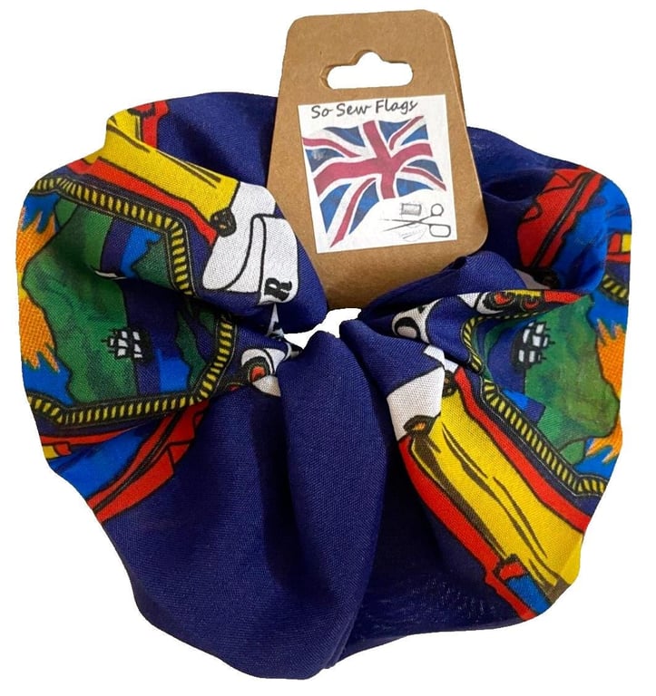 New York Flag Hair Scrunchie Scrunchies Accessory Ties Elastic