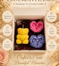 Cute Teddy Rose Heart Or Happy Man Set Handmade Candle Mix Match Gift Set Boxed