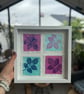 Four Seasons - Original Gel Plate Print Set (Framed) - Image 2