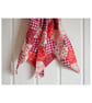 Red oversized bow, made using English Paper Piecing technique - Image 9