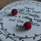 Beaded Bead Earrings 