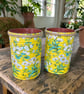 Ditsy Daisy Handmade Recycled Eco-Friendly Indoor Kitchen Herb Gift Set - Image 2