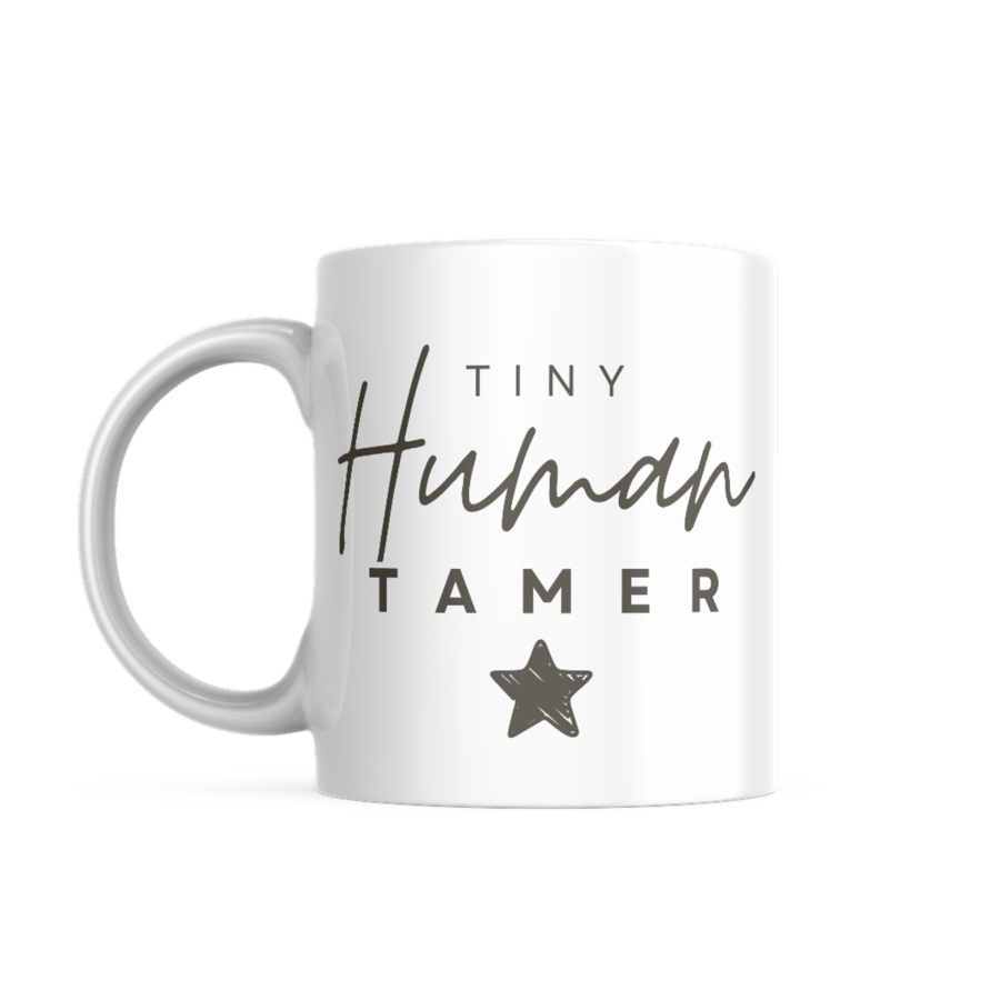 Tiny Human Tamer Mug for Teachers: Teacher Christmas or End-of-Year Mug Gift  
