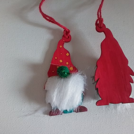 Christmas decoration. Gonk. Gnome. Hanging decoration. Ref 484
