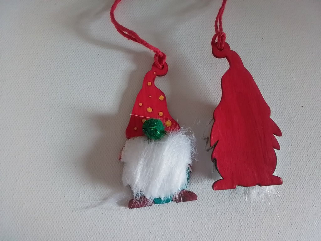 Christmas decoration. Gonk. Gnome. Hanging decoration. Ref 484