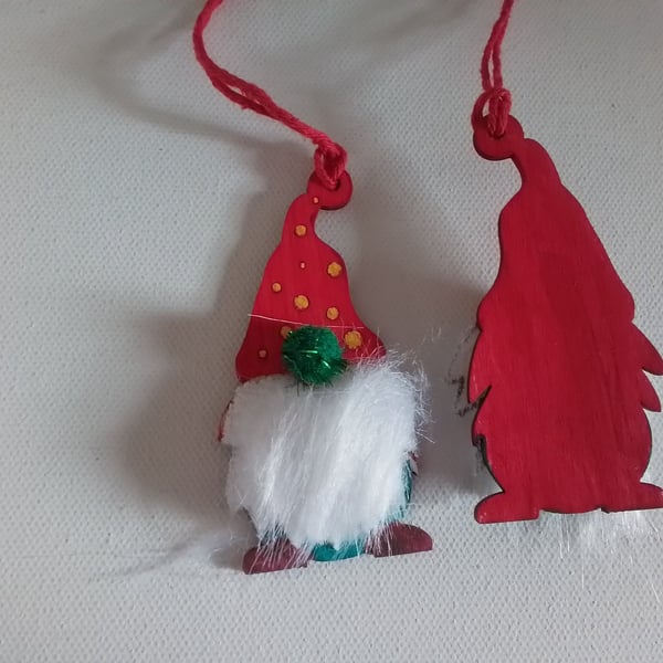 Christmas decoration. Gonk. Gnome. Hanging decoration. Ref 484